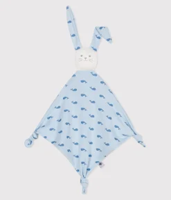 Petit Bateau Kuscheltiere|Newborn*Baby-Kuscheltier aus bedruckter Baumwolle blau TOUDOU/ ALASKA