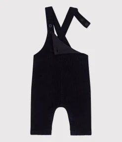 Petit Bateau Sets, Overalls & Latzhosen*Baby-Latzhose aus Cord blau SMOKING