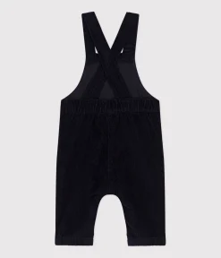 Petit Bateau Sets, Overalls & Latzhosen*Baby-Latzhose aus Cord blau SMOKING
