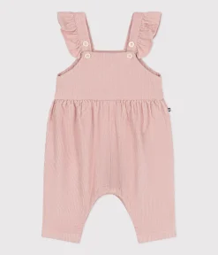 Petit Bateau Sets, Overalls & Latzhosen*Baby-Latzhose aus Cord rosa SALINE