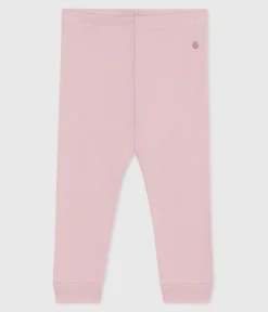 Petit Bateau Shorts, Hosen, Leggings*Baby-Leggings aus einfarbiger Baumwolle rosa JOLI