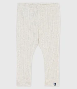 Petit Bateau Shorts, Hosen, Leggings*Baby-Leggings aus einfarbiger Baumwolle beige MONTELIMAR CHINE