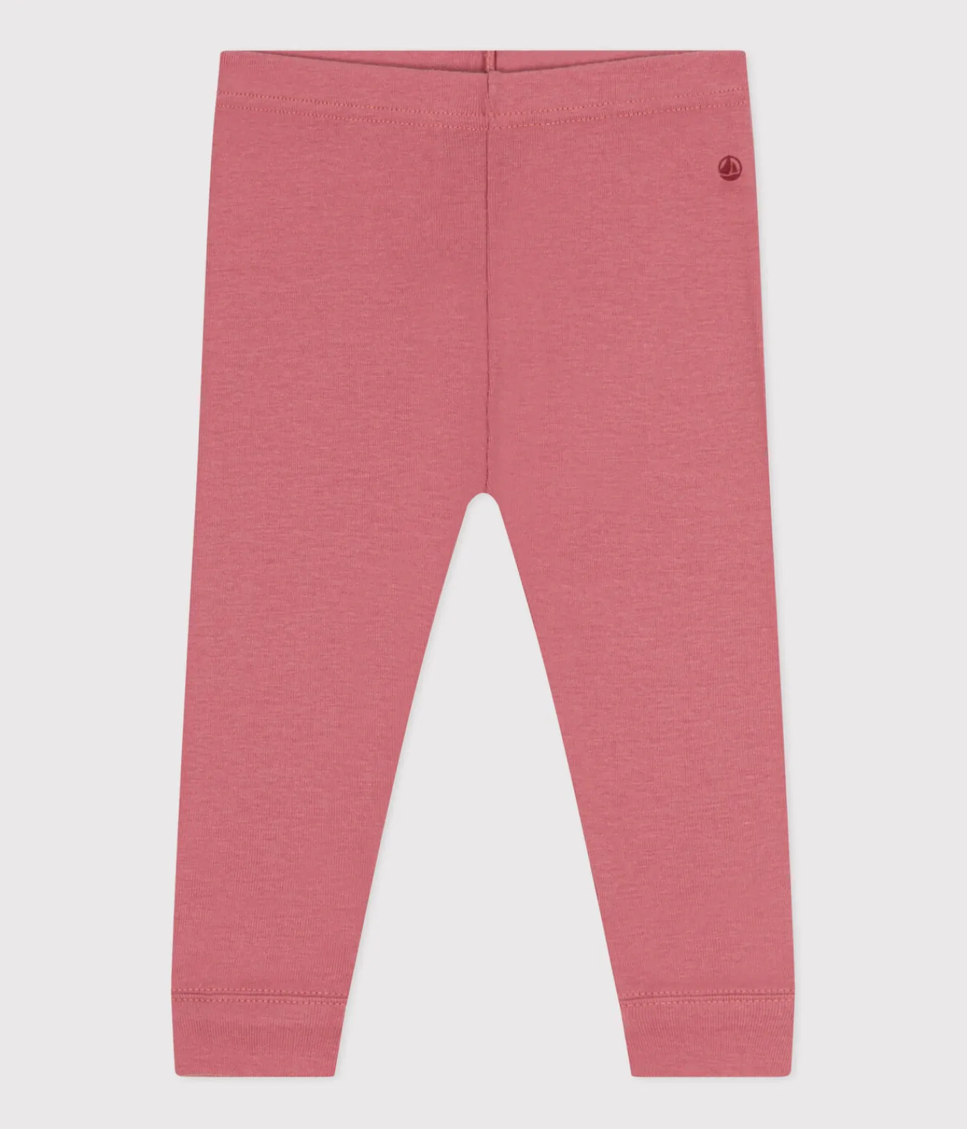 Petit Bateau Shorts, Hosen, Leggings*Baby-Leggings aus einfarbiger Baumwolle rosa ROSEWOOD