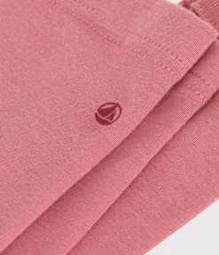 Petit Bateau Shorts, Hosen, Leggings*Baby-Leggings aus einfarbiger Baumwolle rosa ROSEWOOD