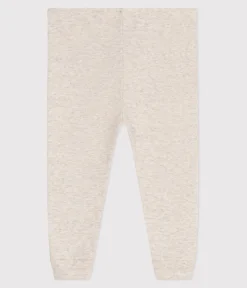 Petit Bateau Shorts, Hosen, Leggings*Baby-Leggings aus einfarbiger Baumwolle beige MONTELIMAR CHINE