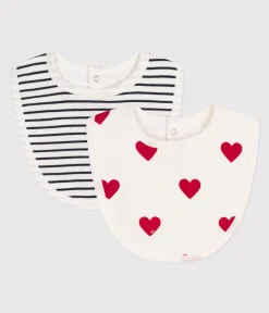 Petit Bateau Lätzchen|Newborn*BABY-LÄTZCHEN AUS BAUMWOLLE IM 2ER-SET variante 2