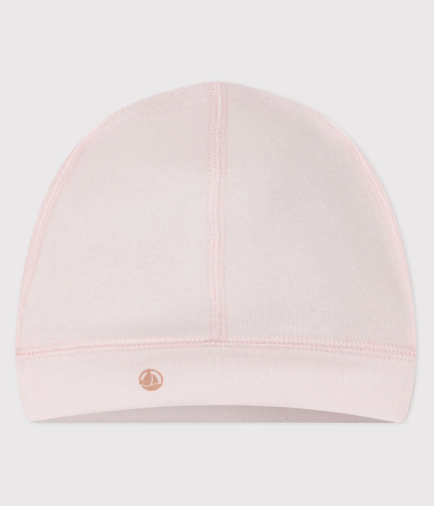 Petit Bateau Accessoires, Sonnenhüte, Caps|Newborn*Baby-Mütze aus einfarbiger Baumwolle rosa FLEUR