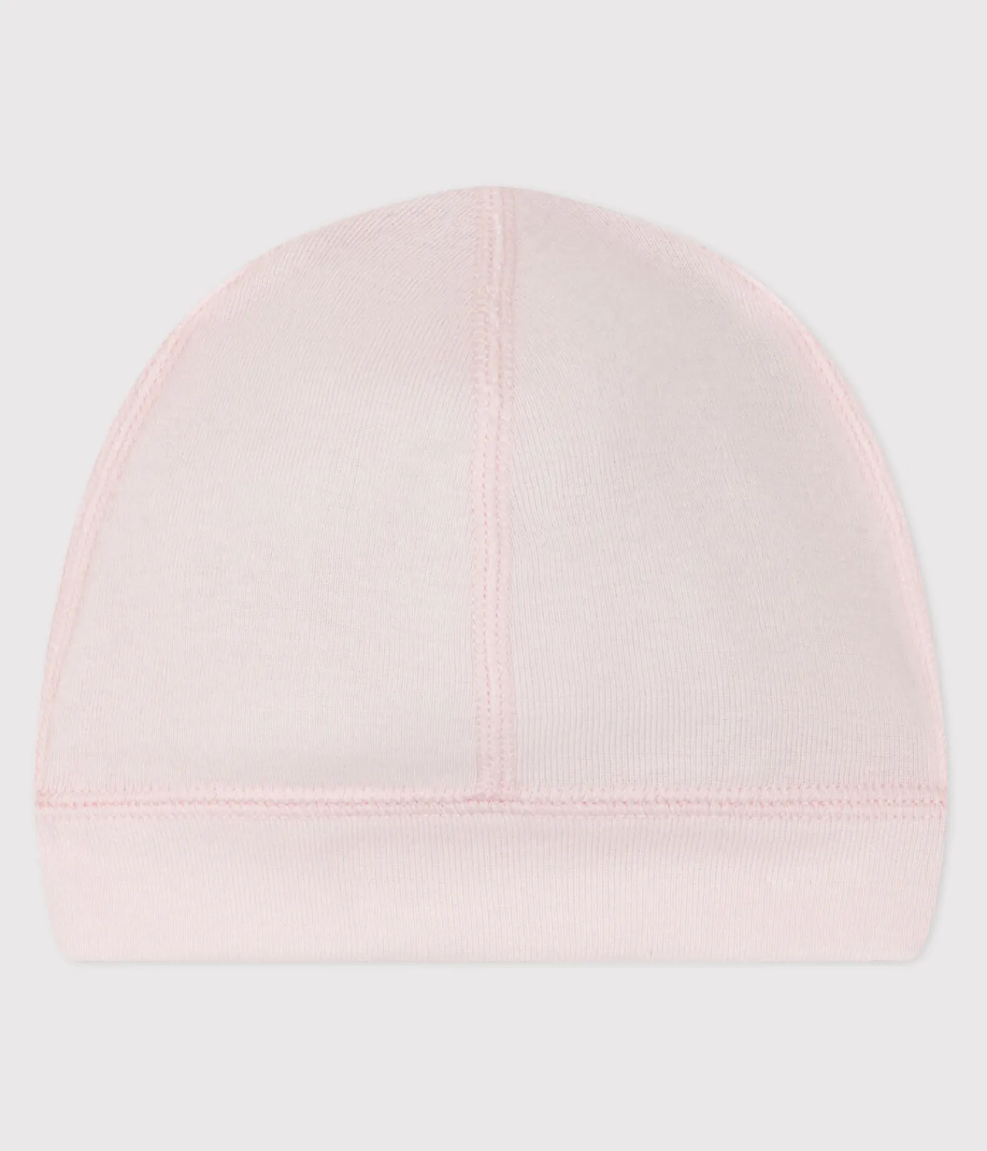 Petit Bateau Accessoires, Sonnenhüte, Caps|Newborn*Baby-Mütze aus einfarbiger Baumwolle rosa FLEUR