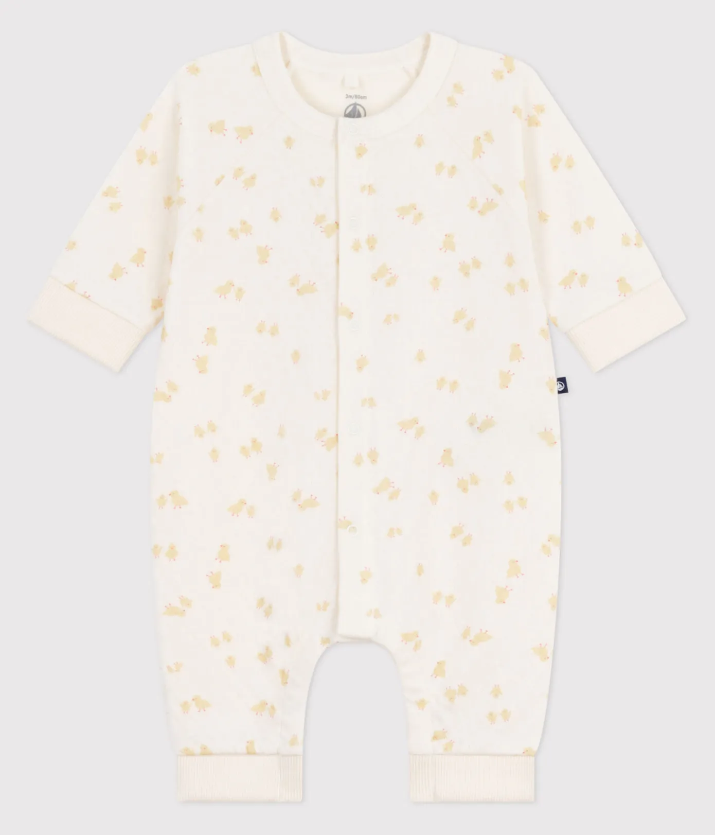Petit Bateau Sets, Overalls & Latzhosen|Newborn*Baby-Overall aus Baumwolle mit Küken-Motiv MILK/ MULTICO