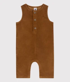 Petit Bateau Sets, Overalls & Latzhosen*Baby-Overall aus Cord braun CUIVRE