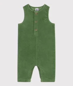 Petit Bateau Sets, Overalls & Latzhosen*Baby-Overall aus Cord grün PALMERAIE