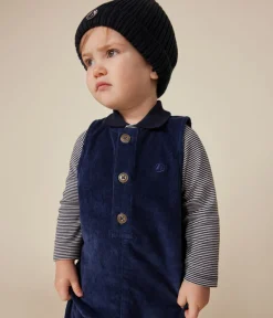 Petit Bateau Sets, Overalls & Latzhosen*Baby-Overall aus Cord CREPUSCULE