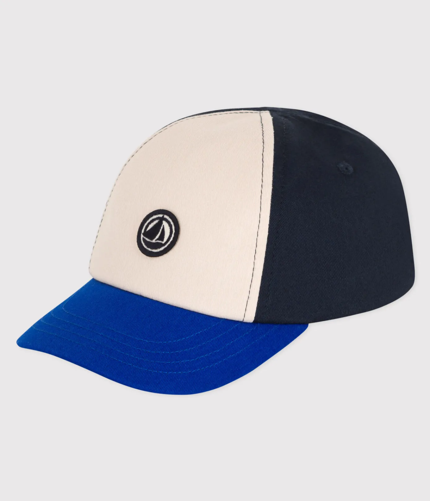 Petit Bateau Accessoires, Sonnenhüte, Caps*Baby-Schirmmütze aus Baumwolle blau SMOKING/weiss MULTICO