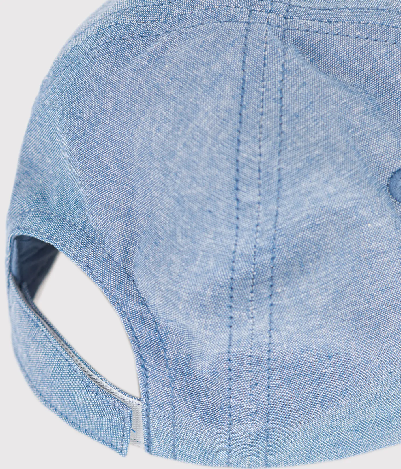Petit Bateau Accessoires, Sonnenhüte, Caps*Baby-Schirmmütze aus himmelblauem Denim blau DENIM CLAIR