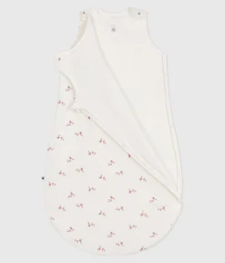 Petit Bateau Schlafsäcke, Decken|Newborn*Babyschlafsack aus Baumwolle mit Blumenmotiv TOG-Wert 1,5 weiss MARSHMALLOW/weiss MULTICO
