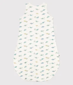 Petit Bateau Schlafsäcke, Decken|Newborn*Babyschlafsack aus Baumwolle mit Dinos TOG-Wert 2 weiss MARSHMALLOW/weiss MULTICO