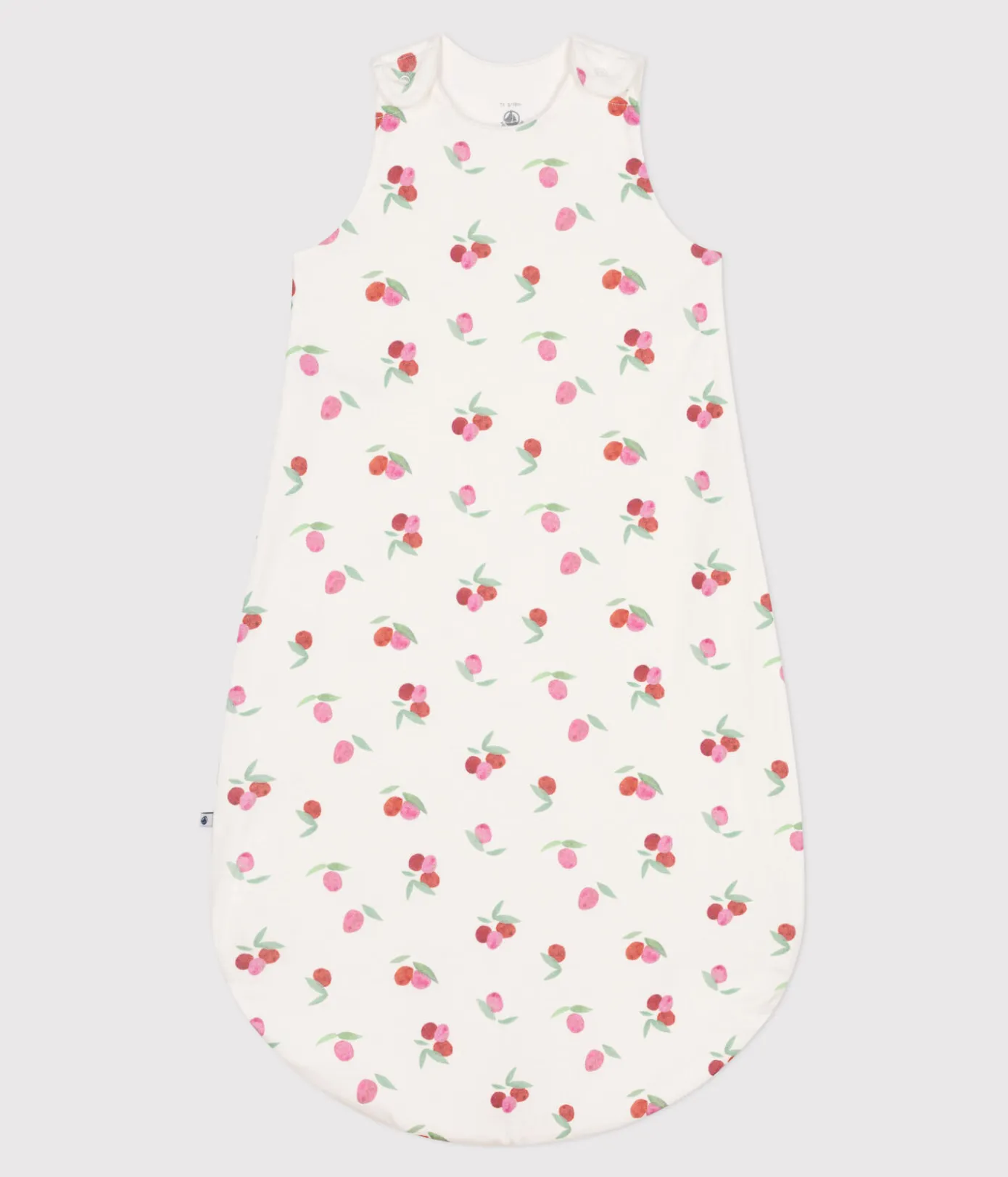 Petit Bateau Schlafsäcke, Decken|Newborn*Babyschlafsack aus Baumwolle mit Blumenmotiv TOG-Wert 1 weiss MARSHMALLOW/weiss MULTICO