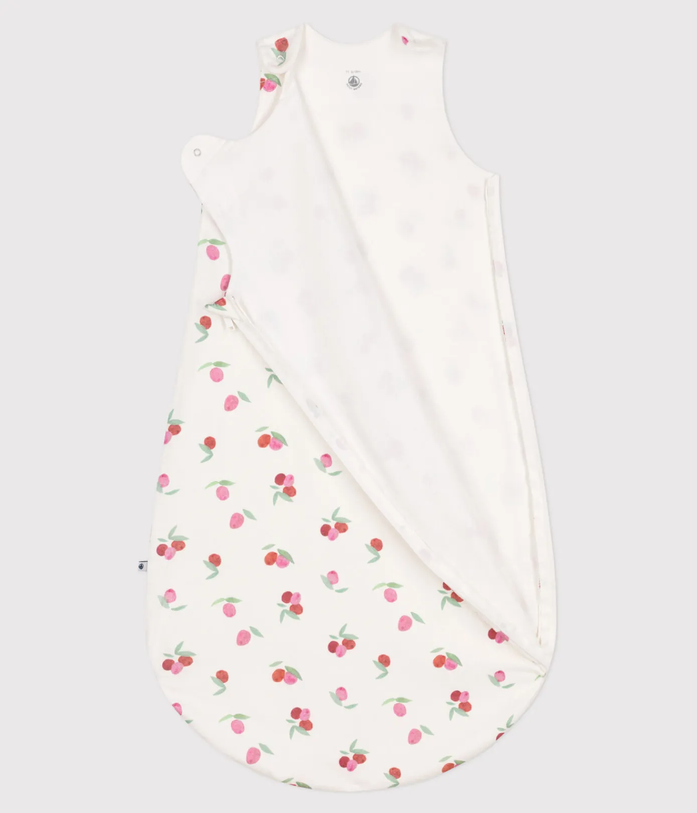 Petit Bateau Schlafsäcke, Decken|Newborn*Babyschlafsack aus Baumwolle mit Blumenmotiv TOG-Wert 1 weiss MARSHMALLOW/weiss MULTICO