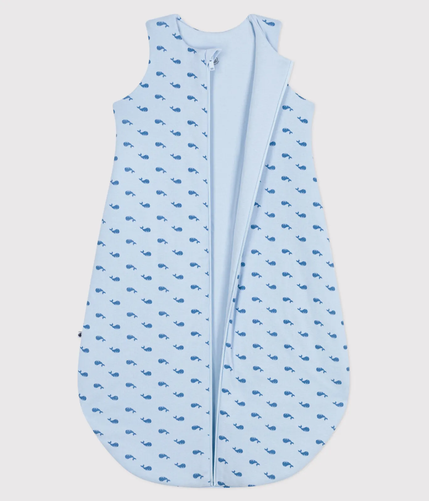 Petit Bateau Schlafsäcke, Decken|Newborn*Babyschlafsack aus Baumwolle mit Walmotiv TOG-Wert 2 blau TOUDOU/ ALASKA