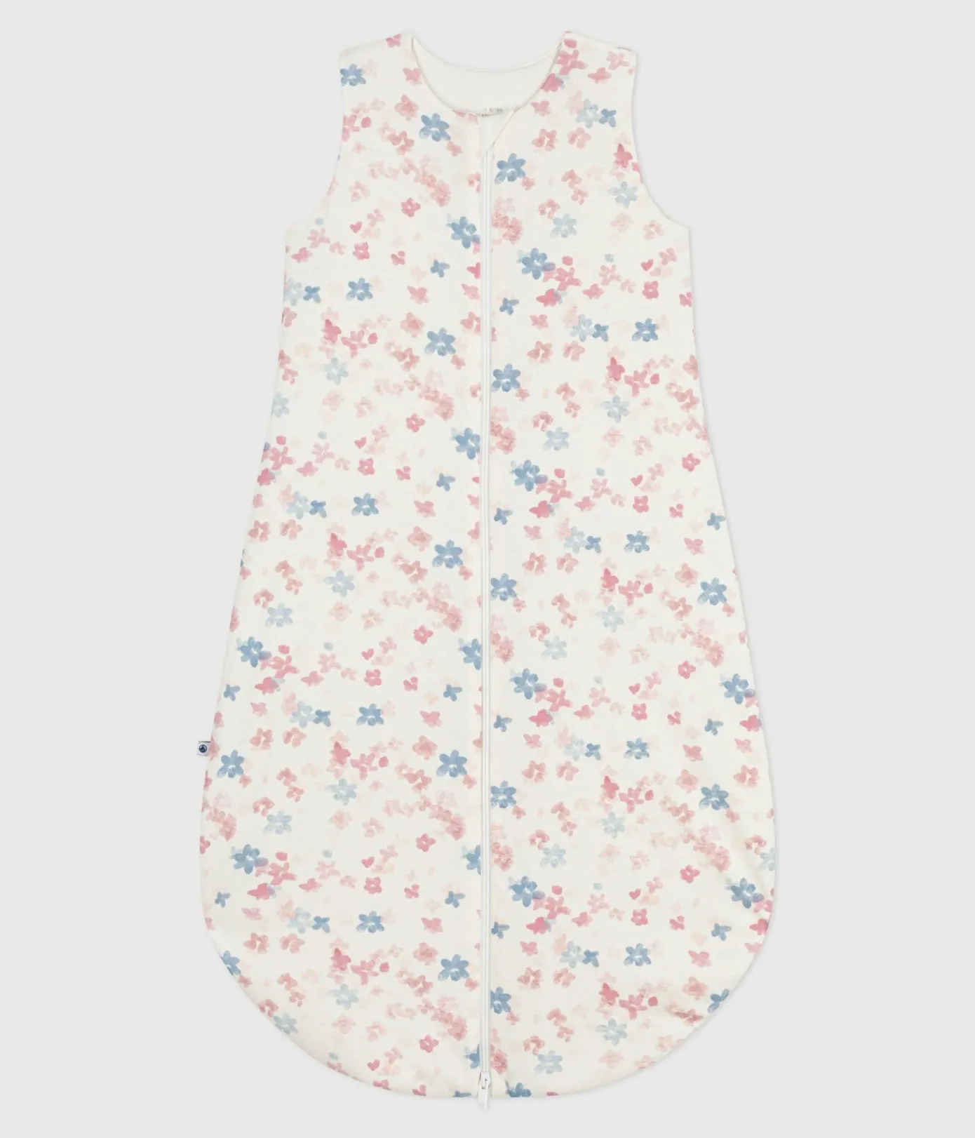 Petit Bateau Schlafsäcke, Decken|Newborn*Babyschlafsack aus Baumwolle mit Blumenmotiv TOG-Wert 2 MILK/ MULTICO