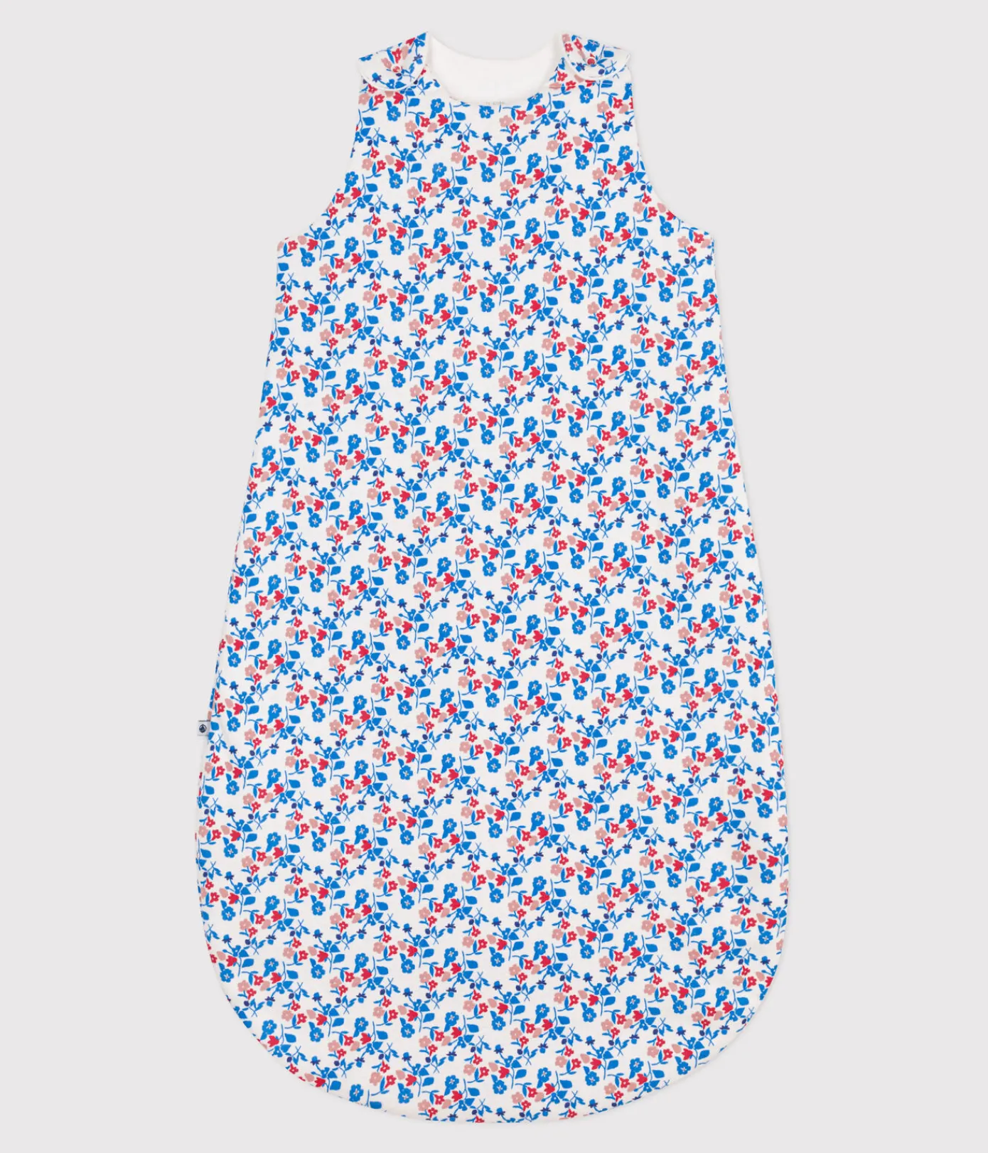 Petit Bateau Schlafsäcke, Decken|Newborn*Babyschlafsack aus Baumwolle mit Blumenmotiv TOG-Wert 2 weiss MARSHMALLOW/weiss MULTICO
