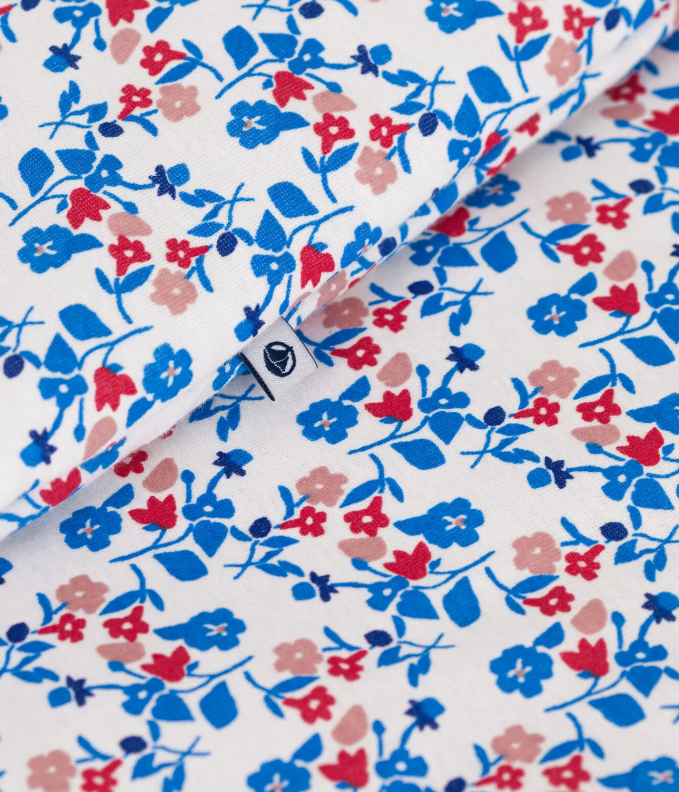 Petit Bateau Schlafsäcke, Decken|Newborn*Babyschlafsack aus Baumwolle mit Blumenmotiv TOG-Wert 2 weiss MARSHMALLOW/weiss MULTICO