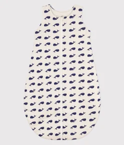 Petit Bateau Schlafsäcke, Decken|Newborn*Babyschlafsack aus Baumwolle mit Walmotiv TOG-Wert 2 beige MONTELIMAR/blau MEDIEVAL