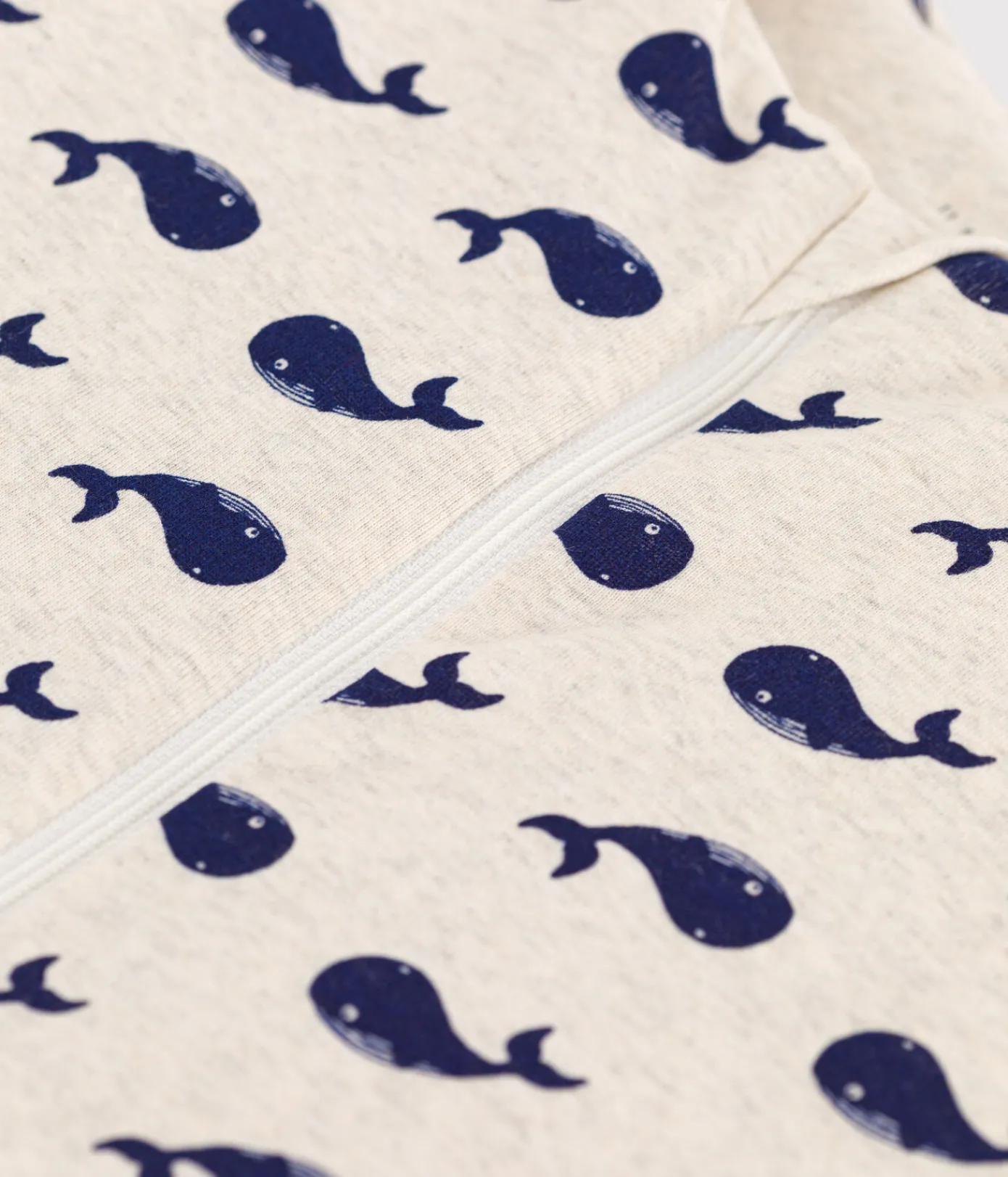 Petit Bateau Schlafsäcke, Decken|Newborn*Babyschlafsack aus Baumwolle mit Walmotiv TOG-Wert 2 beige MONTELIMAR/blau MEDIEVAL