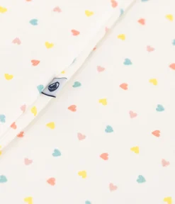 Petit Bateau Schlafsäcke, Decken|Newborn*Babyschlafsack aus bedruckter Baumwolle, TOG 1,5 weiss MARSHMALLOW/weiss MULTICO