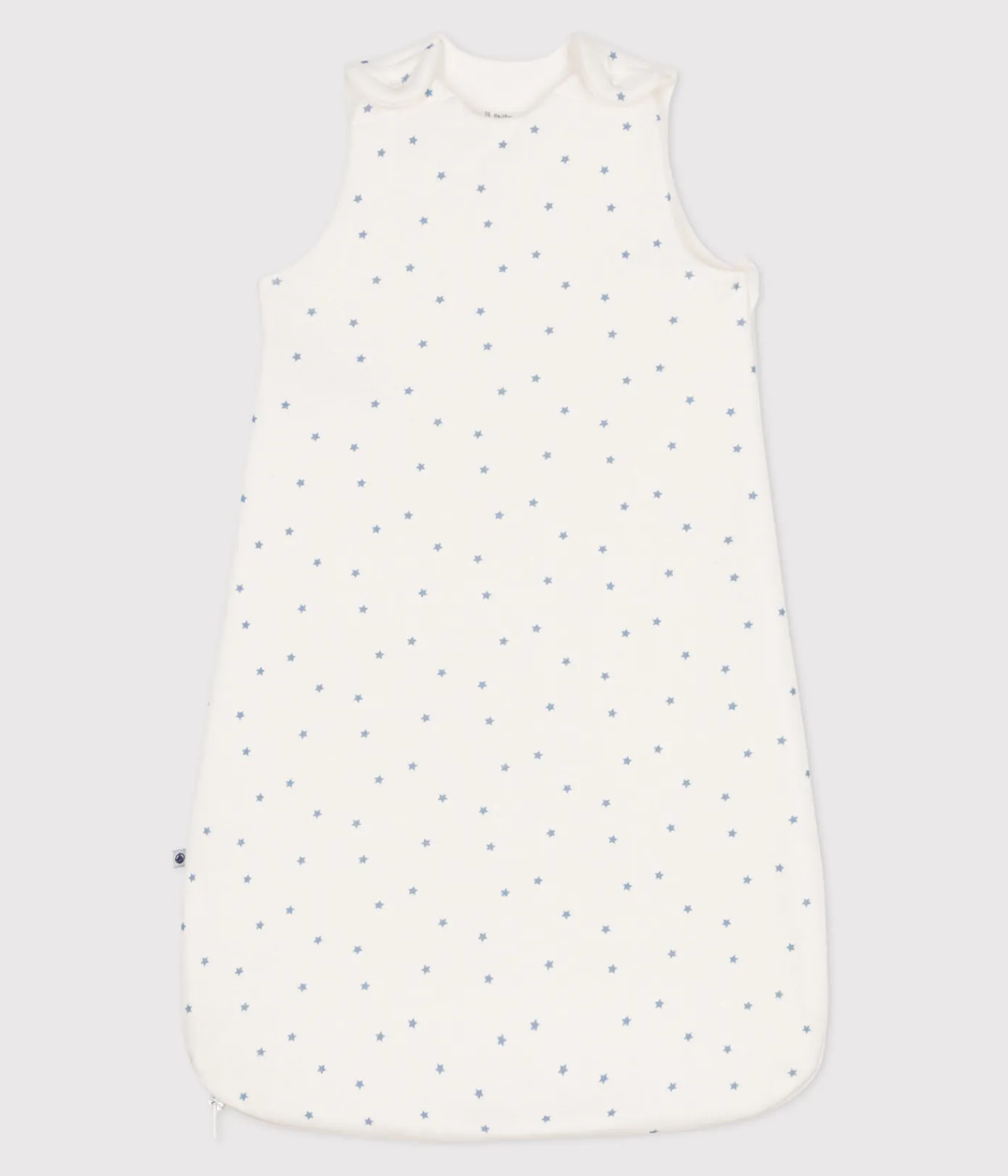Petit Bateau Schlafsäcke, Decken|Newborn*Babyschlafsack aus bedruckter Baumwolle, TOG 1,5 weiss MARSHMALLOW/blau ALASKA