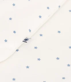 Petit Bateau Schlafsäcke, Decken|Newborn*Babyschlafsack aus bedruckter Baumwolle, TOG 1,5 weiss MARSHMALLOW/blau ALASKA