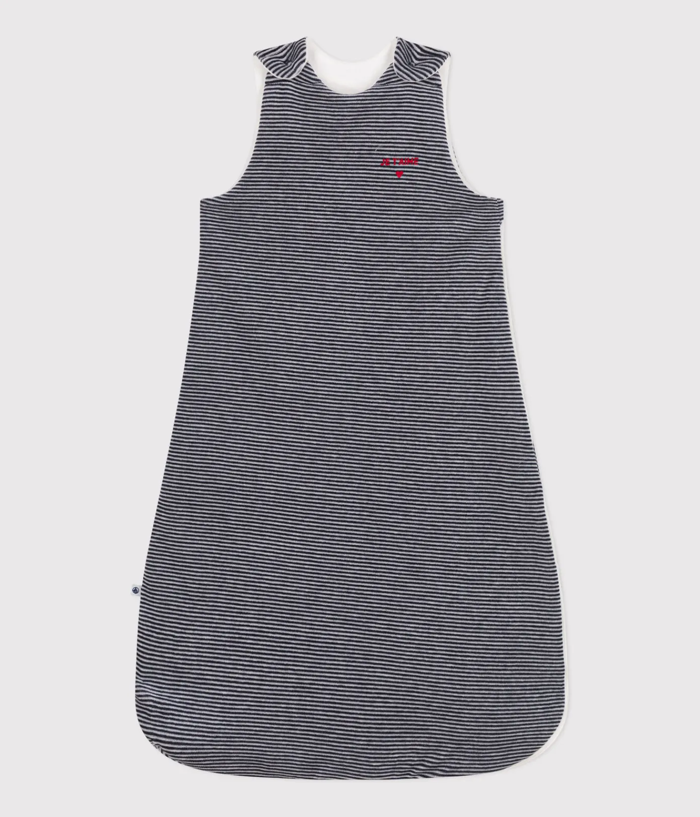 Petit Bateau Schlafsäcke, Decken|Newborn*Baby-Schlafsack aus Nicki TOG-Wert 2,5 blau SMOKING/weiss MARSHMALLOW