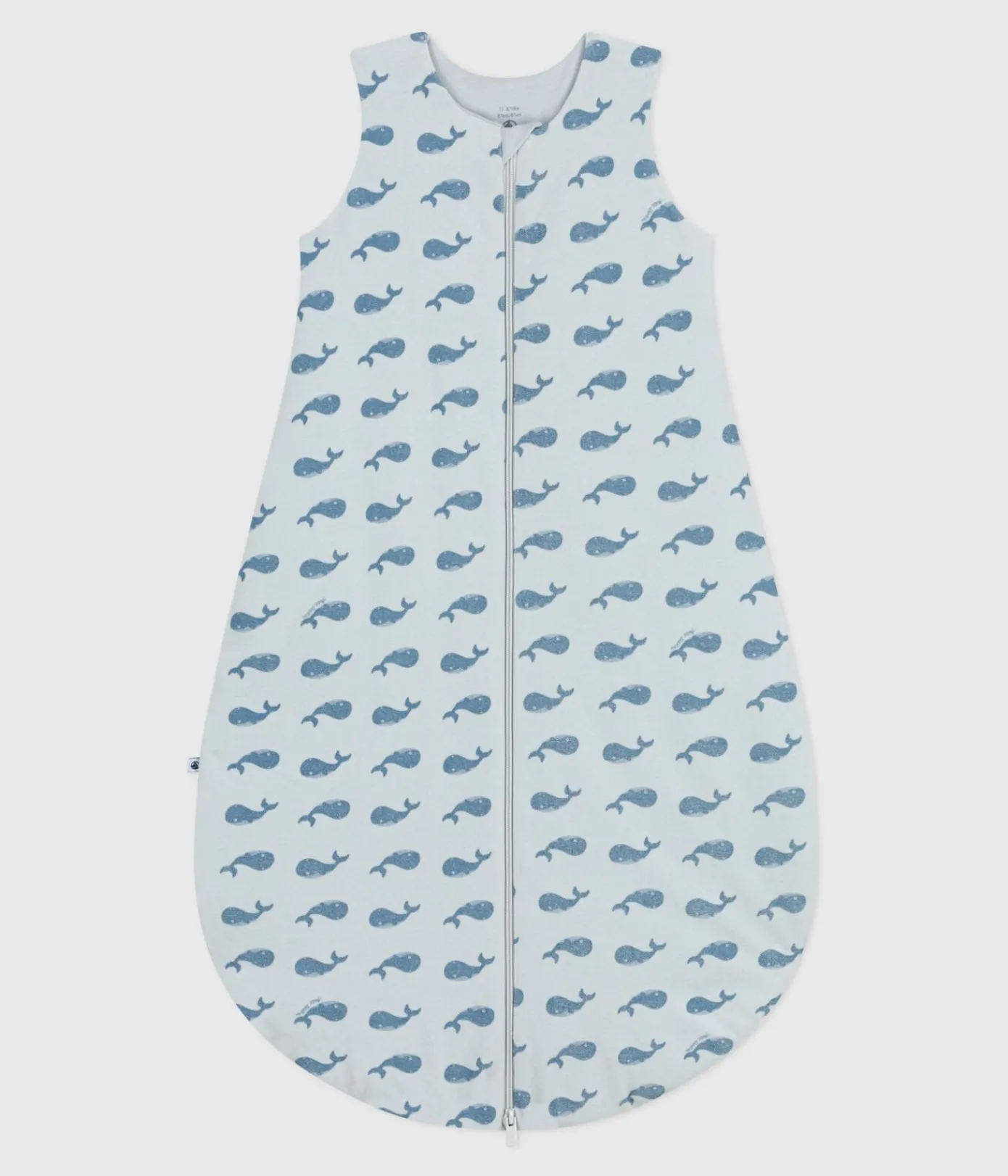 Petit Bateau Schlafsäcke, Decken|Newborn*Baby-Schlafsack aus Nicki mit Walmotiv TOG-Wert 3 CO2/ ADRIATIC