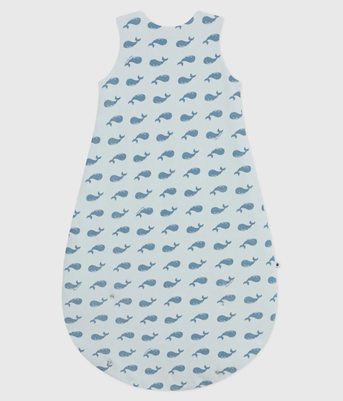 Petit Bateau Schlafsäcke, Decken|Newborn*Baby-Schlafsack aus Nicki mit Walmotiv TOG-Wert 3 CO2/ ADRIATIC