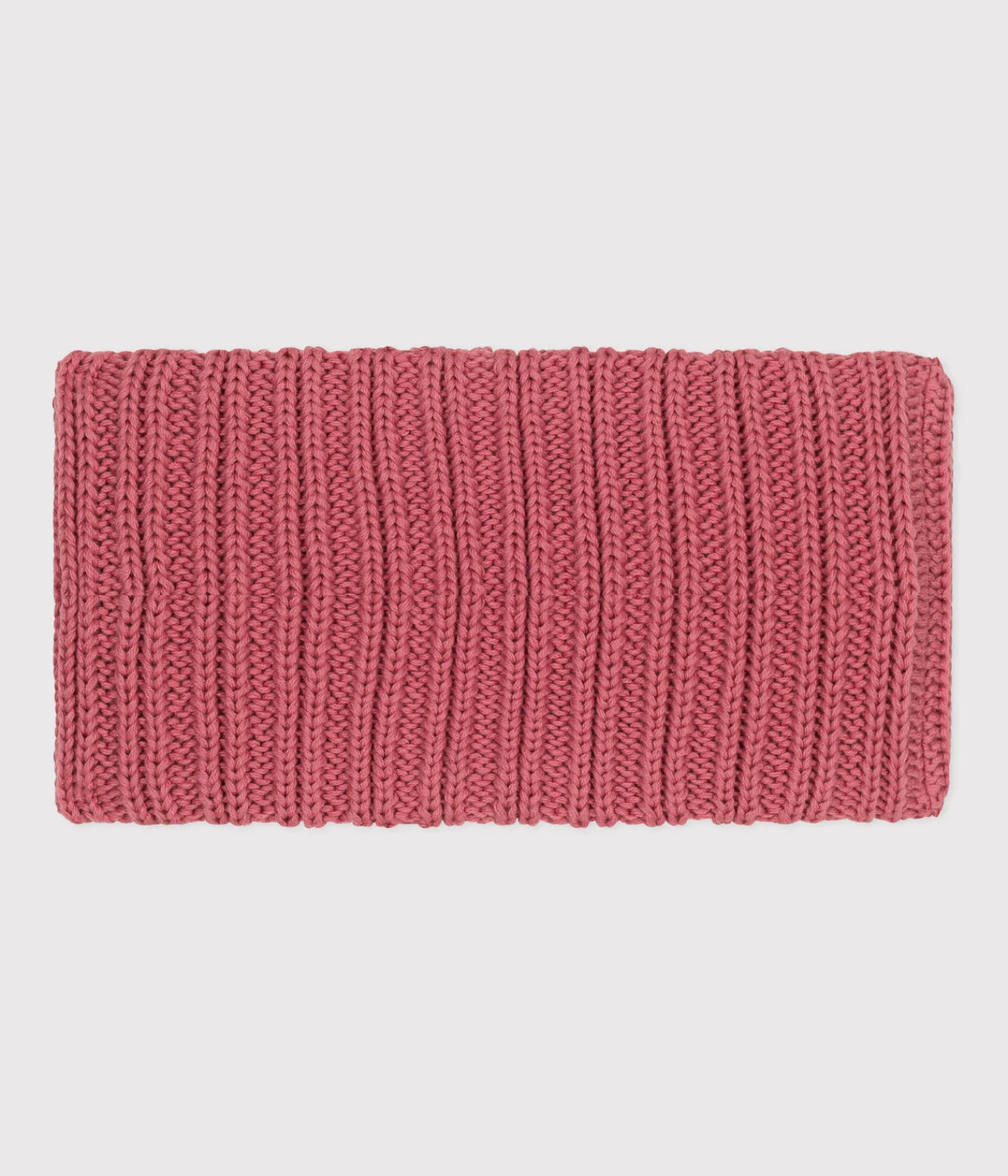 Petit Bateau Accessoires, Sonnenhüte, Caps*Baby-Schlauchschal aus Strick mit Fleece-Futter rosa ROSEWOOD