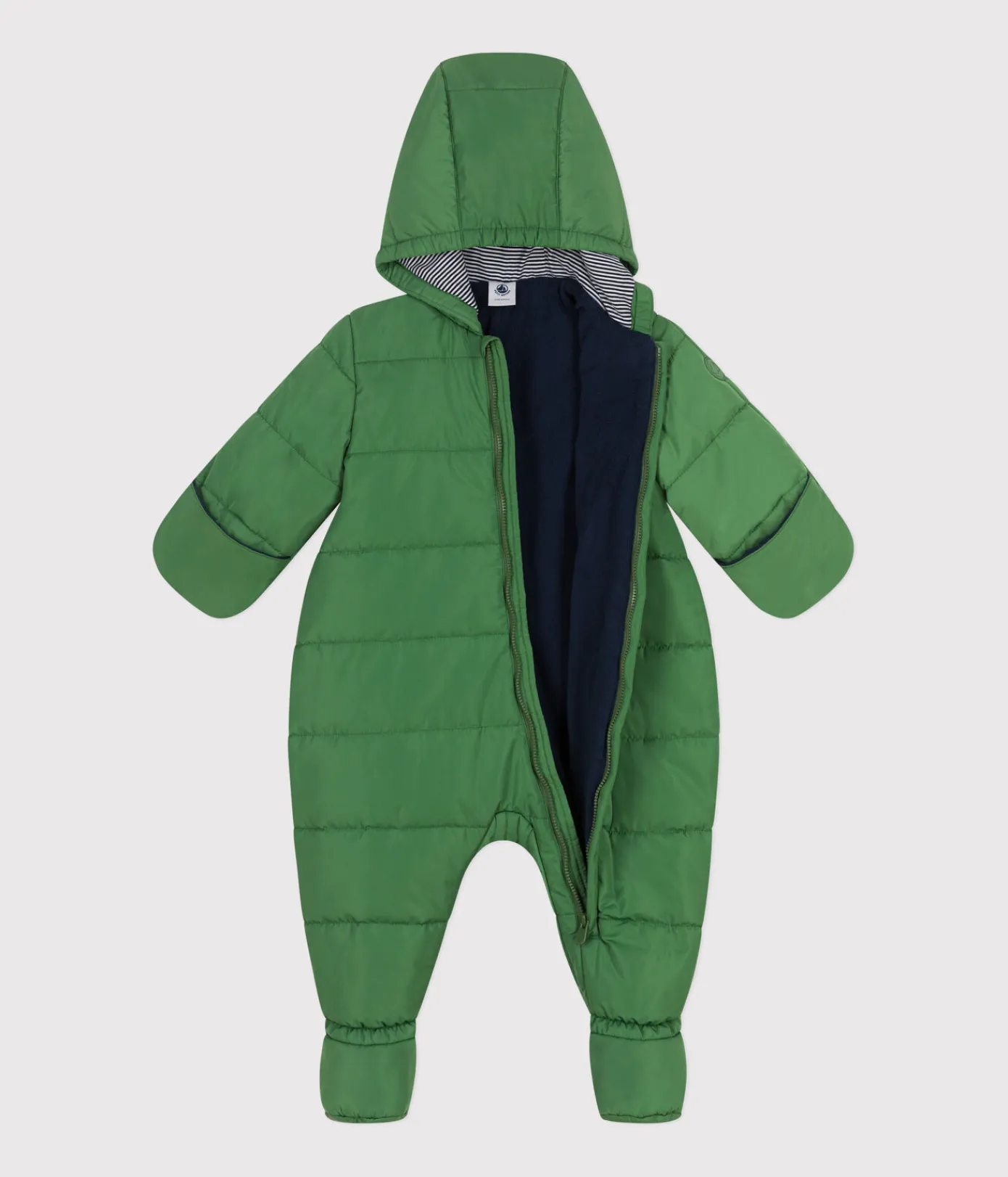 Petit Bateau Jacken, Anoraks*Baby-Schneeanzug grün PALMERAIE