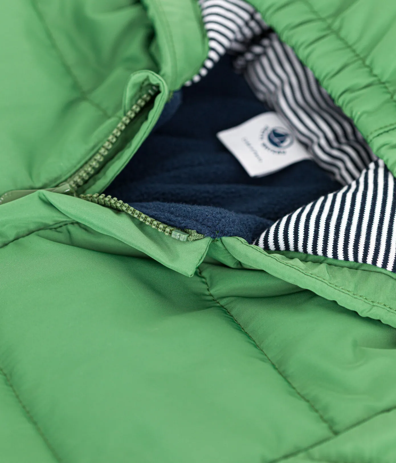 Petit Bateau Jacken, Anoraks*Baby-Schneeanzug grün PALMERAIE