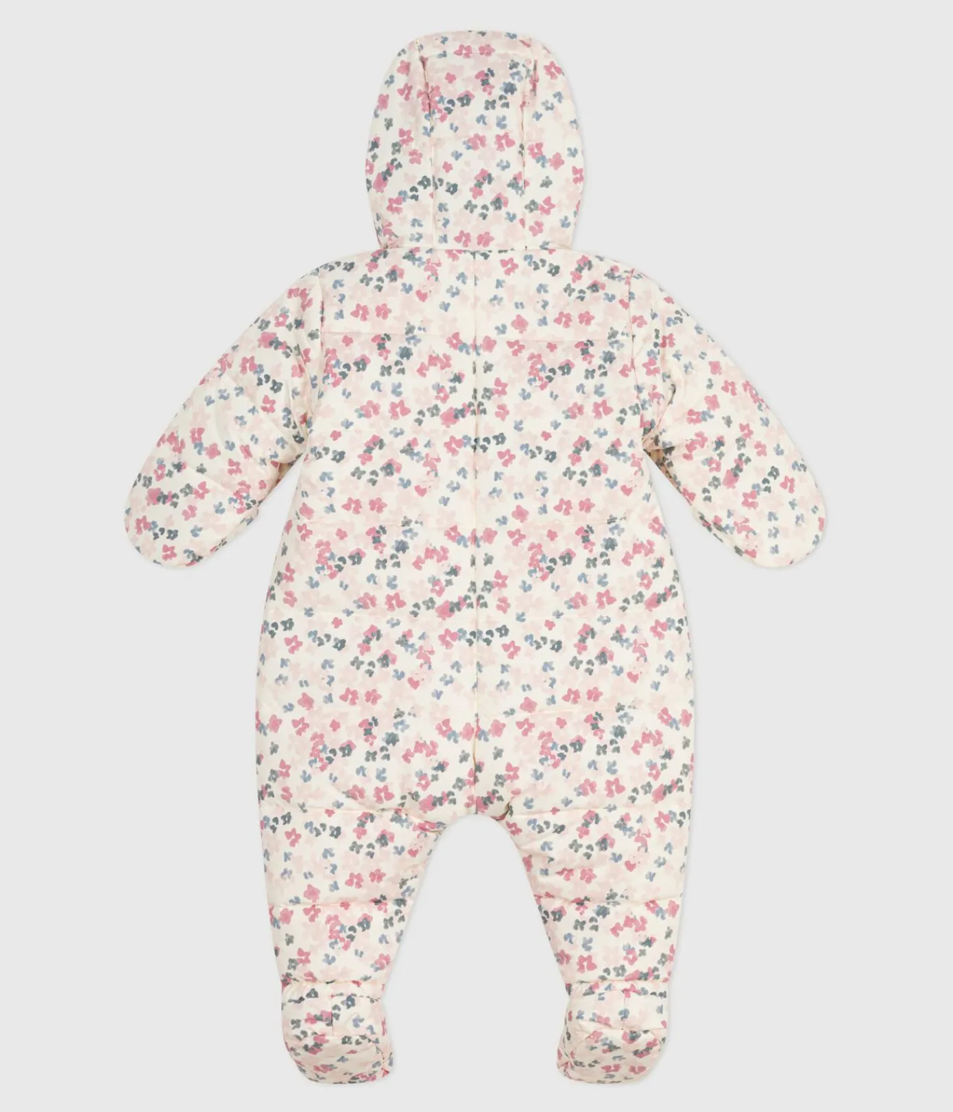 Petit Bateau Jacken, Anoraks*Baby-Schneeanzug aus Polyester MILK/ MULTICO