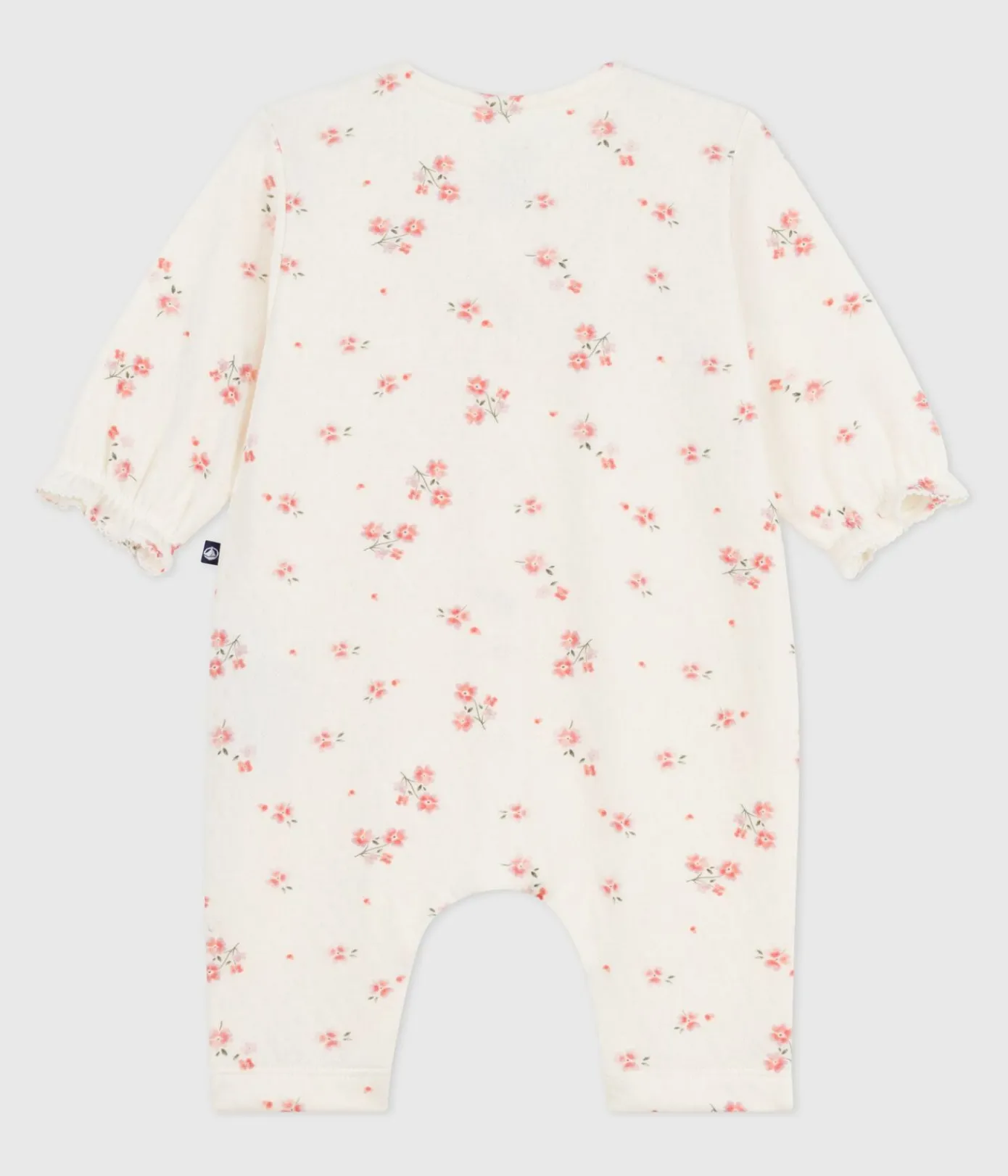 Petit Bateau Sets, Overalls & Latzhosen|Newborn*Baby-Set mit Rüschen aus Baumwolle mit Blumenmuster MILK/ MULTICO