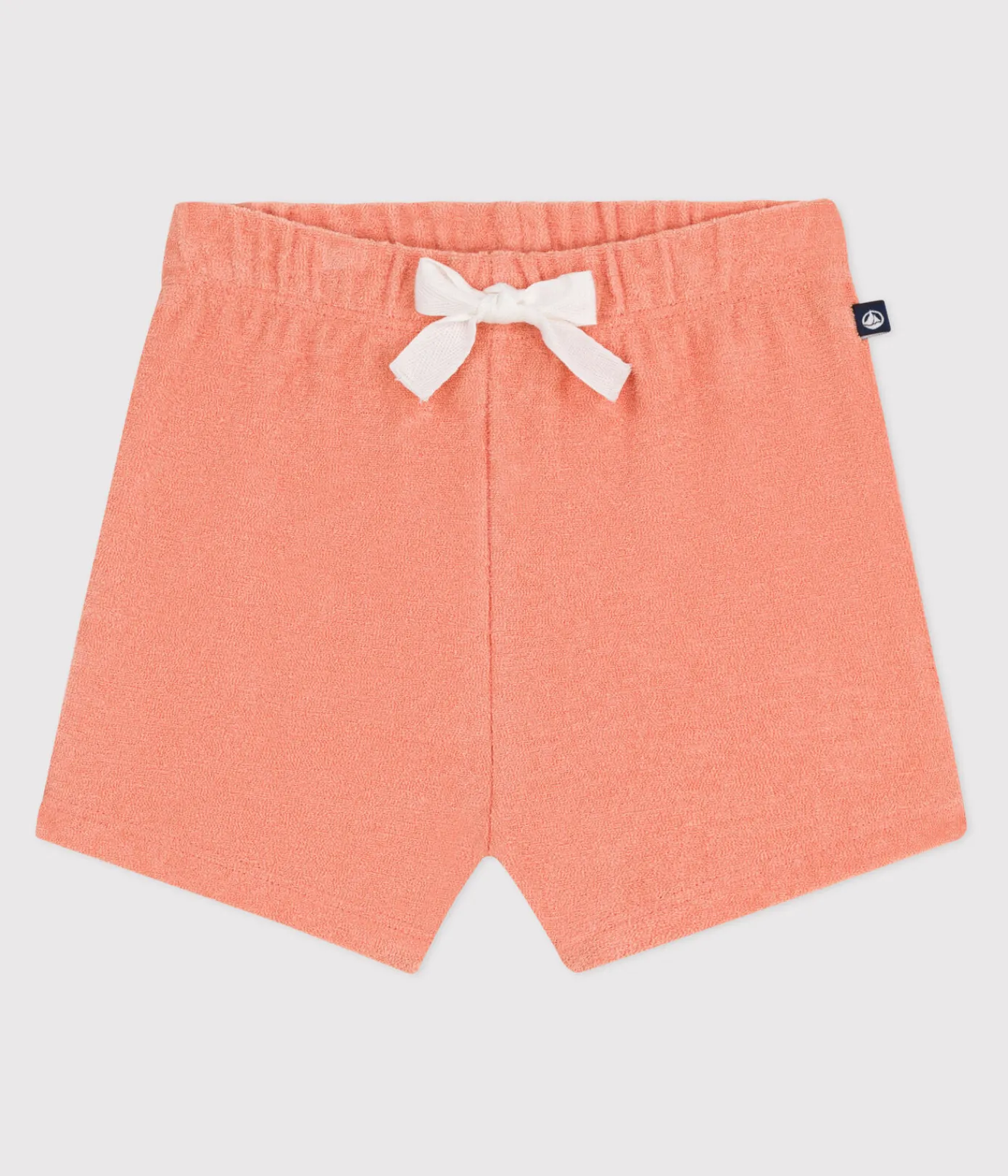 Petit Bateau Shorts, Hosen, Leggings*Baby-Shorts aus Baumwoll-Frottee orange ABRICOT