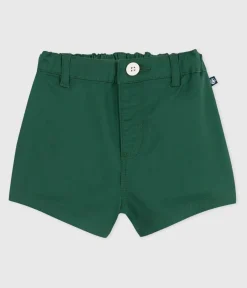 Petit Bateau Shorts, Hosen, Leggings*Baby-Shorts aus einfarbigem Serge WILLOW