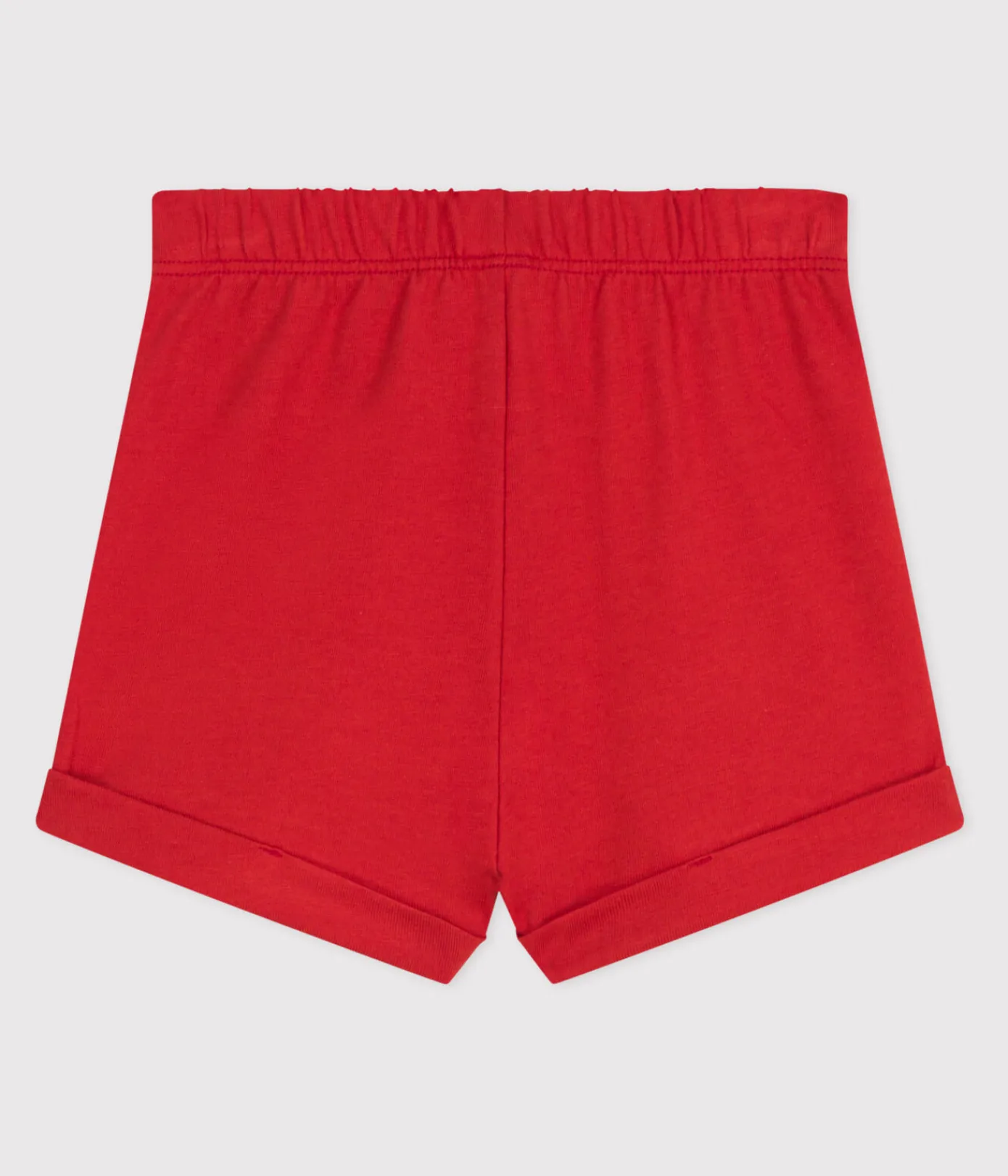 Petit Bateau Shorts, Hosen, Leggings*Baby-Shorts aus einfarbiger Baumwolle ROT AURORA