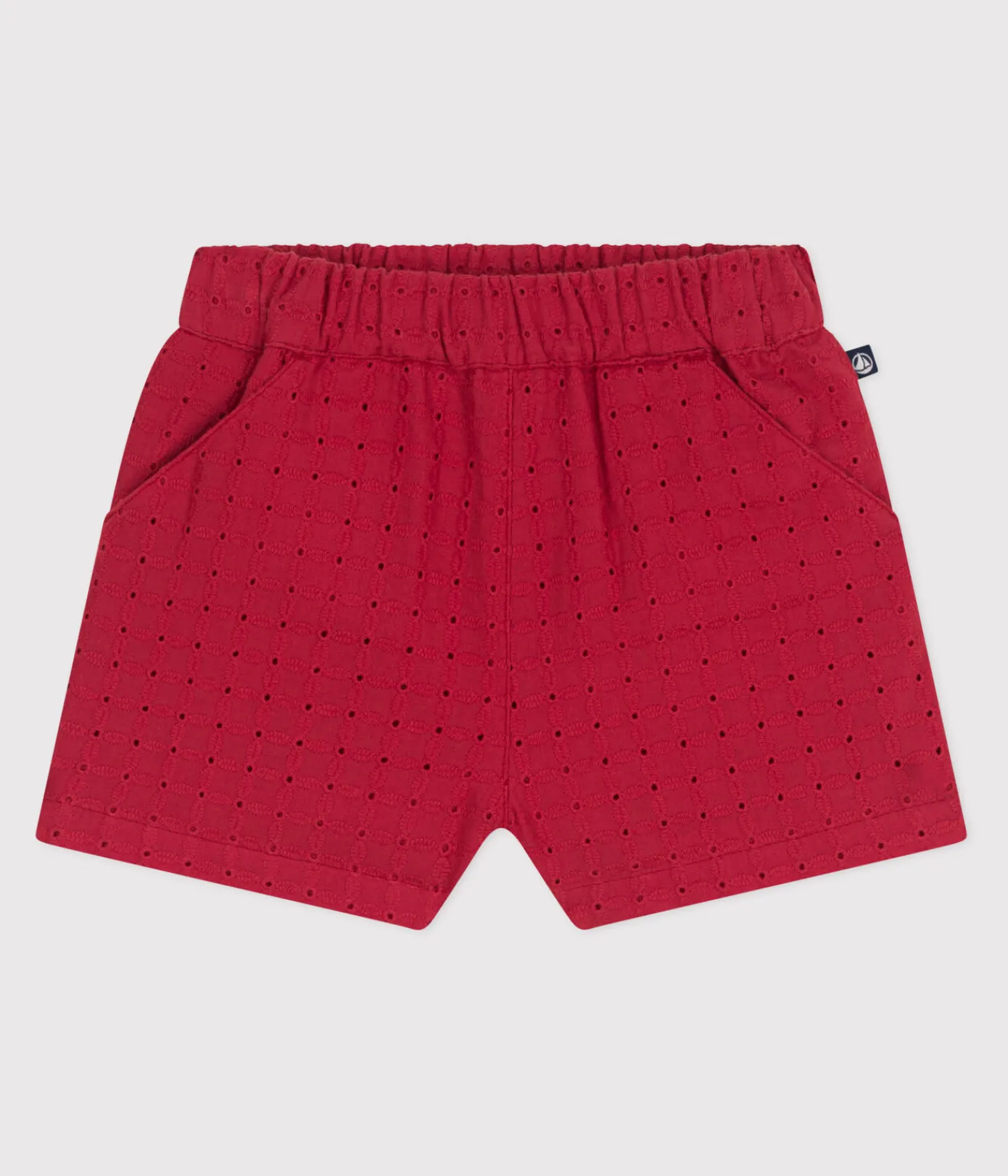 Petit Bateau Shorts, Hosen, Leggings*Baby-Shorts aus Popeline mit Lochtze SPI