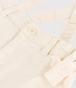 Petit Bateau Sets, Overalls & Latzhosen*Baby-Shorts mit Trägern aus Denim naturfarben AVALANCHE