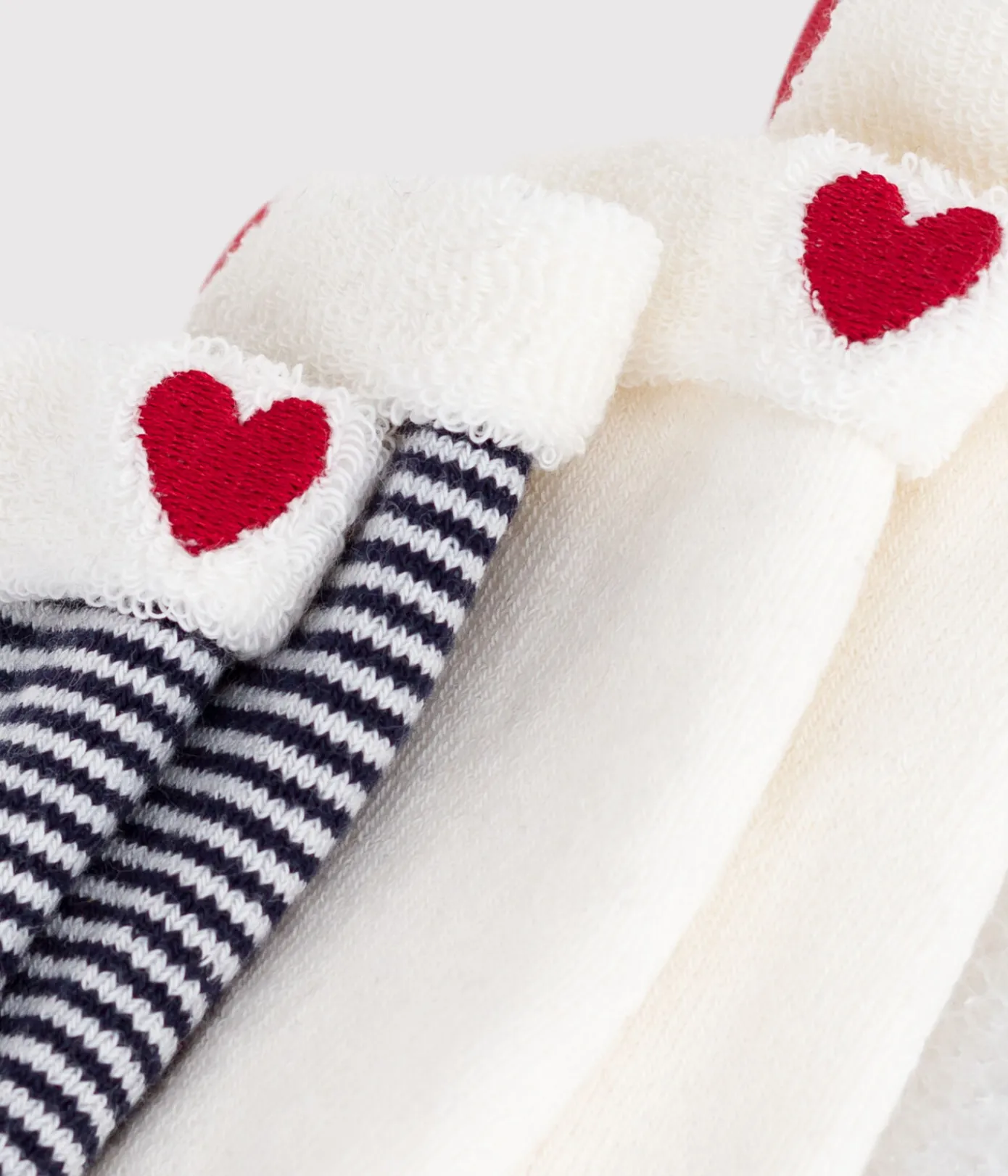Petit Bateau Socken, Schühchen|Newborn*Baby-Sockenset aus bestickter Baumwolle variante 1