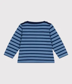 Petit Bateau Pullover, Cardigans*Baby-Streifenshirt blau BEACH/ MEDIEVAL