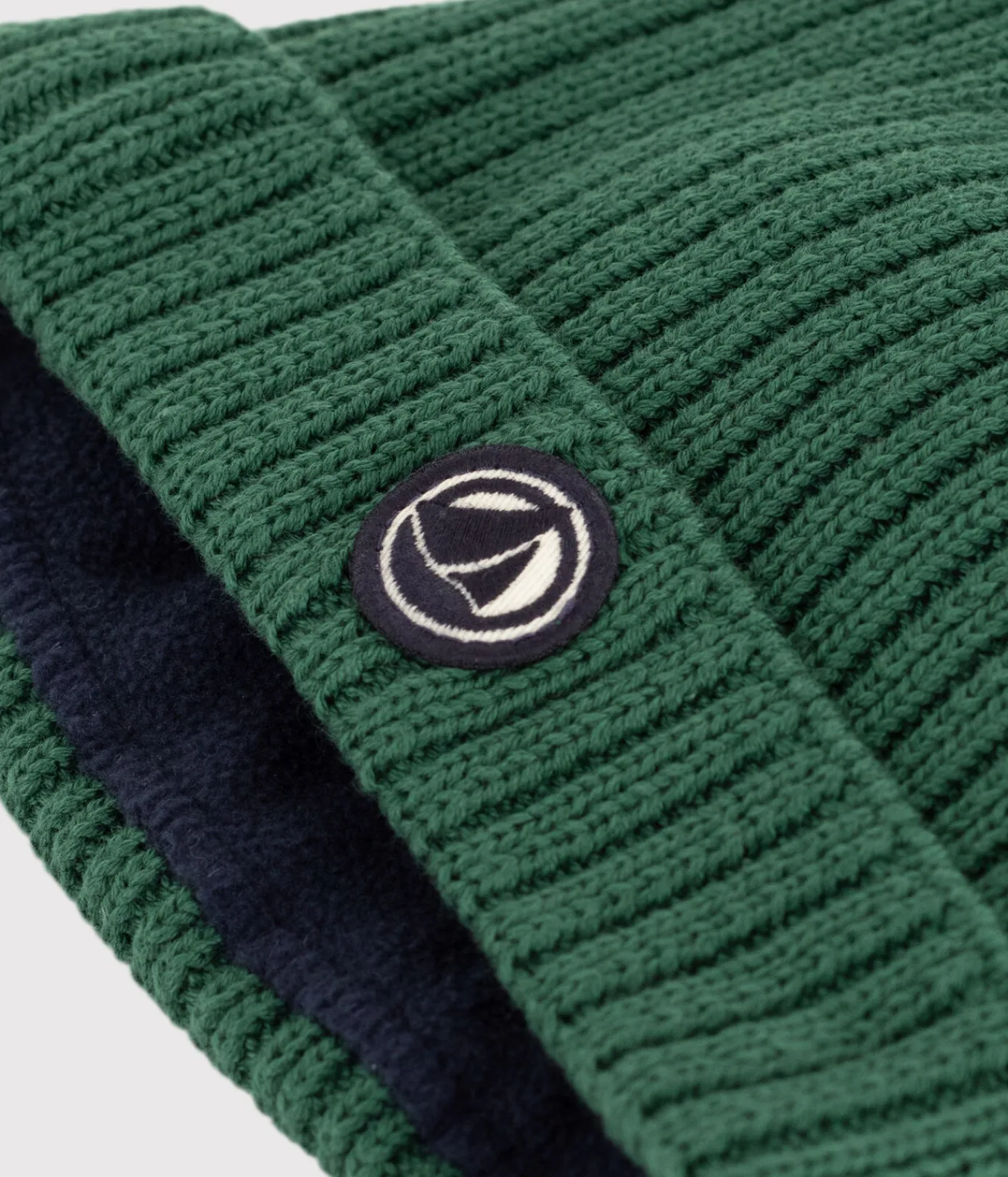 Petit Bateau Accessoires, Sonnenhüte, Caps*Baby-Strickmütze mit Fleece-Futter WILLOW