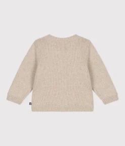 Petit Bateau Pullover, Cardigans*Baby-Strickpullover mit Wollanteil AVALANCHE/ ROT