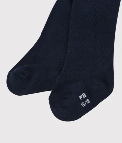 Petit Bateau Socken, Schühchen*Baby-Strumpfhose für Mädchen blau ABYSSE