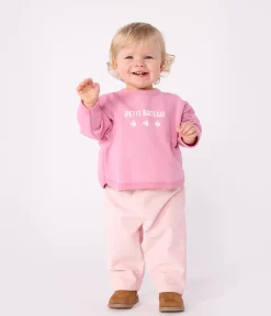 Petit Bateau Pullover, Cardigans*Baby-Sweatshirt aus Baumwolle mit Vintage-Motiv BOUDOIR